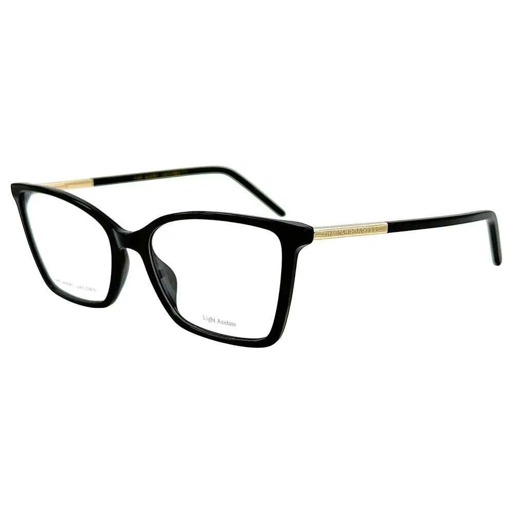 Marc Jacobs Marc 544 Womens Plastic Eyeglass Frame 807 Black 54-17 Spring Hinges